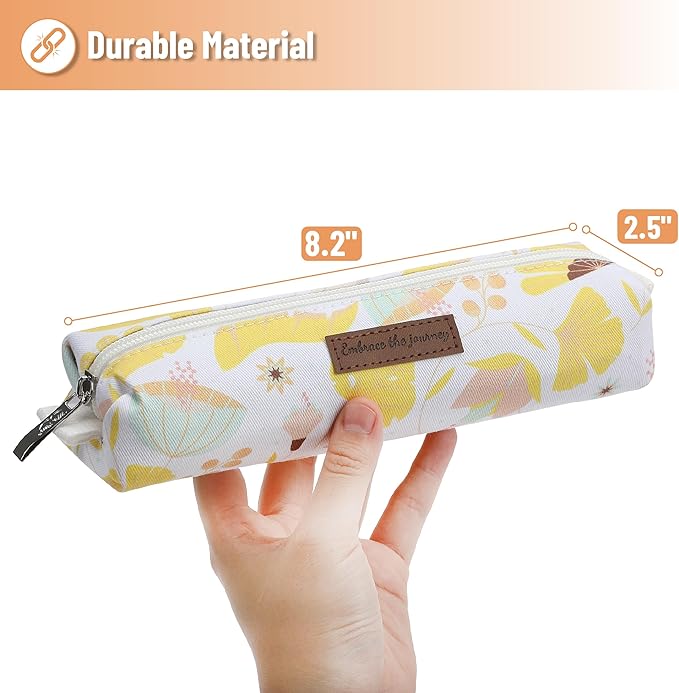 Mr. Pen- Cute Pencil Case Pouch, Autumn Design, Multipurpose Canvas Bible Pencil Pouch