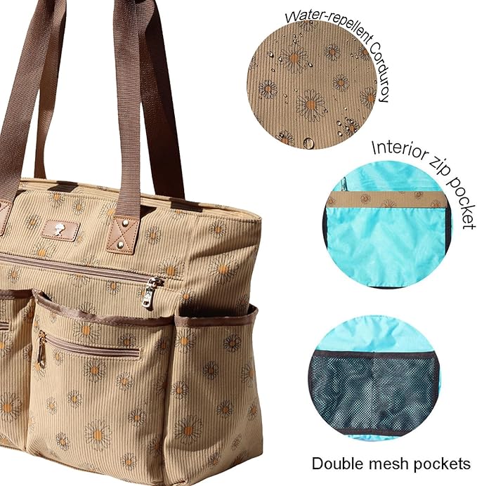 Weekender Bag Carry On Bag Overnight Tote Travel Duffle with 13 Pockets for Travel,Work，Gym,Beach,Teacher,Nurse