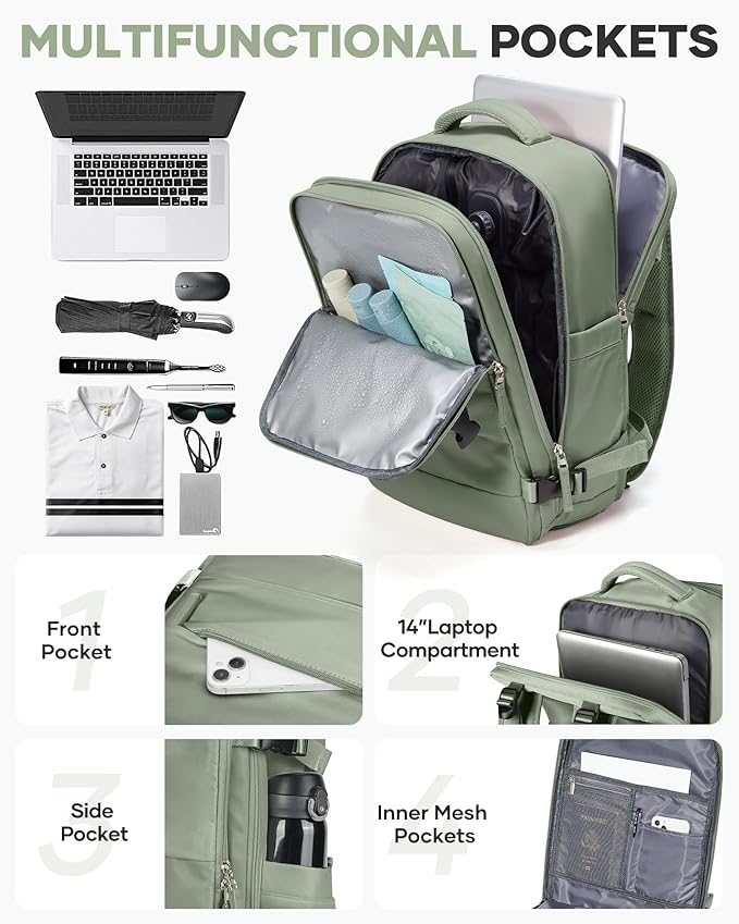 coofay Vacuum Backpack Travel with Pump Vacpack Travel Backpack with Vacuum System Mochila de Viaje Compresion al Vacio Easyvacpack Airbag Backpacks for Traveling Carry on Luggage
