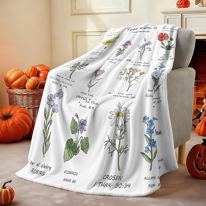 TEHALK Christian Gifts for Women Faith, Inspirational/Religious/Spiritual Gifts for Adults 50"x 60"