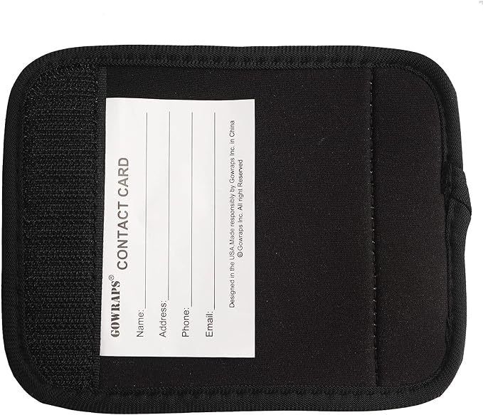 Neoprene Luggage Handle Wraps For Traveling Bright Color Luggage Tags|Handle Wraps|Handle Covers (Dark Green)