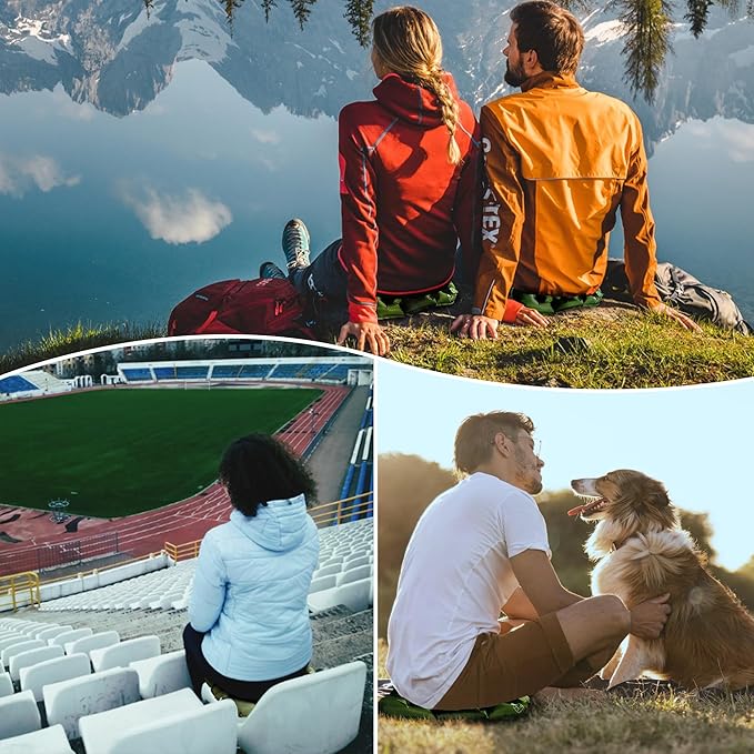ONTYZZ Inflatable Seat Cushion Lightweight Airplane Seat Cushion Stadium Seat Travel Cushion for Climbing Hiking Office Airplane