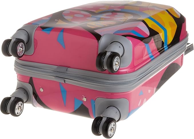 Rockland Vision Hardside Spinner Wheel Luggage, Love, Carry-On 20-Inch