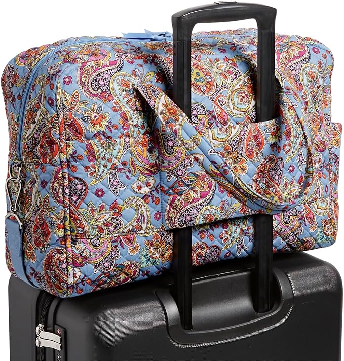 Vera Bradley womens Cotton Weekender Travel Bag