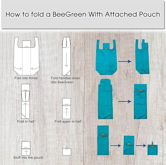 BeeGreen Geometry Reusable Grocery Bags Bulk 6 Packs X-Large, Reusable Shopping Bags Foldable for Groceries, Vegetables, Fruits Watertight Bulk Tote Bags Washable For Women and Men