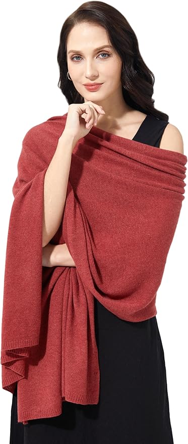 Soft Cashmere Blend Wrap Chic Scarf Stole for Women Wayfarer Travel Extra Large 87"x28"