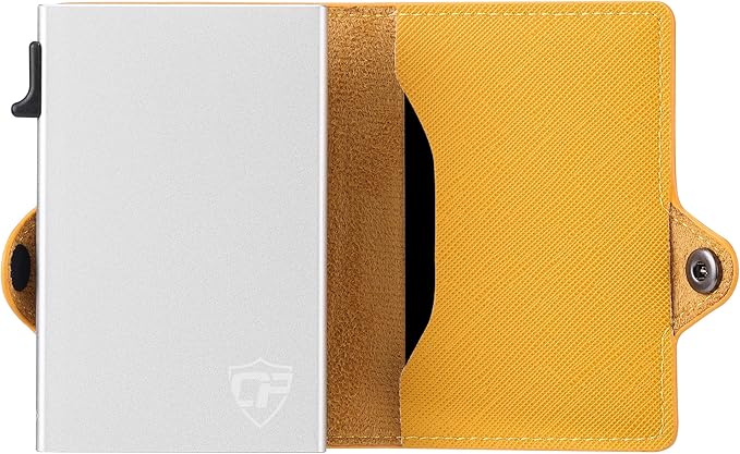 Conceal Plus Pop Up Wallet for Women – Slim Wallet for Small Purse & Crossbody Bag with Quick Card Access and RFID Blocking – Compact Card Holder (4-6 Card Capacity)