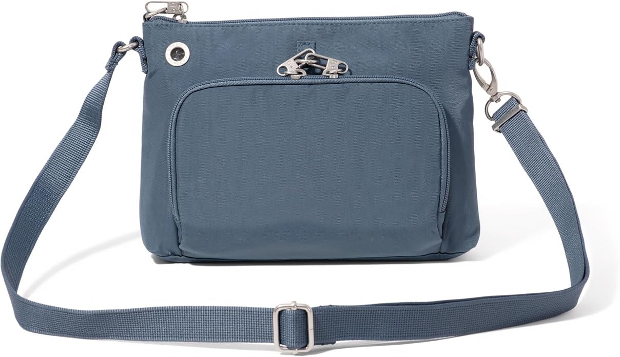 Baggallini womens Securtex Anti-theft Memento Crossbody Bag
