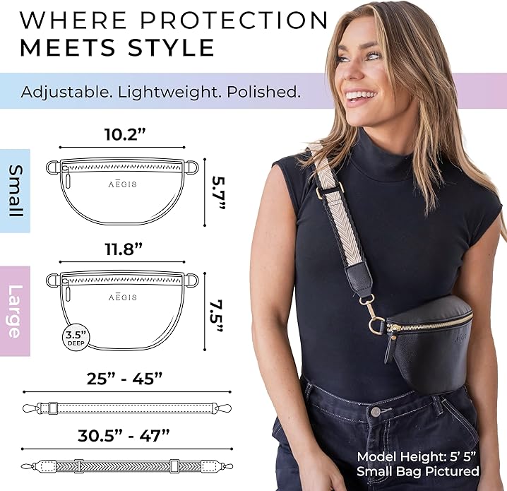 Leather RFID Anti Theft Sling Bag for Women, Pickpocket Proof Travel Crossbody Bag, RFID Blocking Crossbody Purse for Women