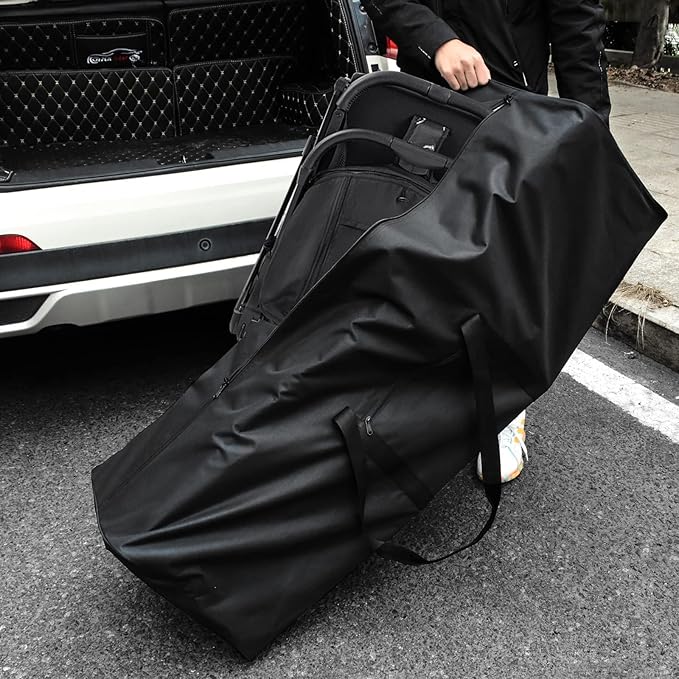 Urbanstand 46 Inch Extra Large Duffle Bag for Travel, Sports Gear Storage Bag with 2-way Lockable Zippers, Water Resistant Long Canvas Duffel Bag for Tent Camping tripod