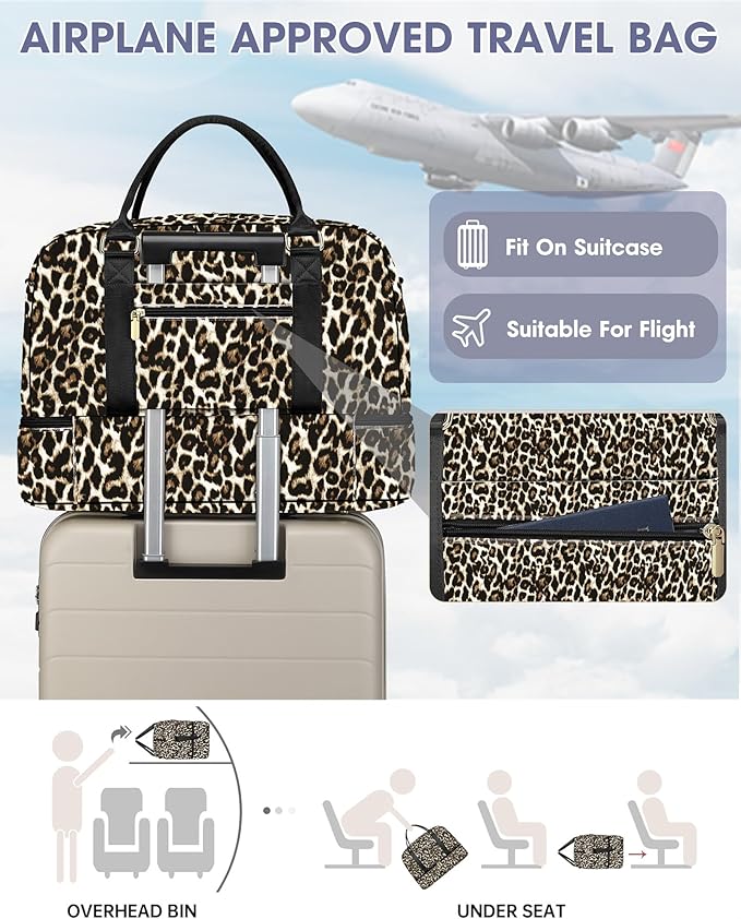 Travel Duffle Bag Weekender Bags For Women Carry On Duffel Bags For Airplanes Overnight Bag