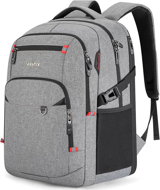 40L Expandable Laptop Backpack, Anti-thief Travel Backpack with USB Charging Port, Airline Approved Business Waterproof Carry on Luggage, Fits 15.6" Laptop for Men Women