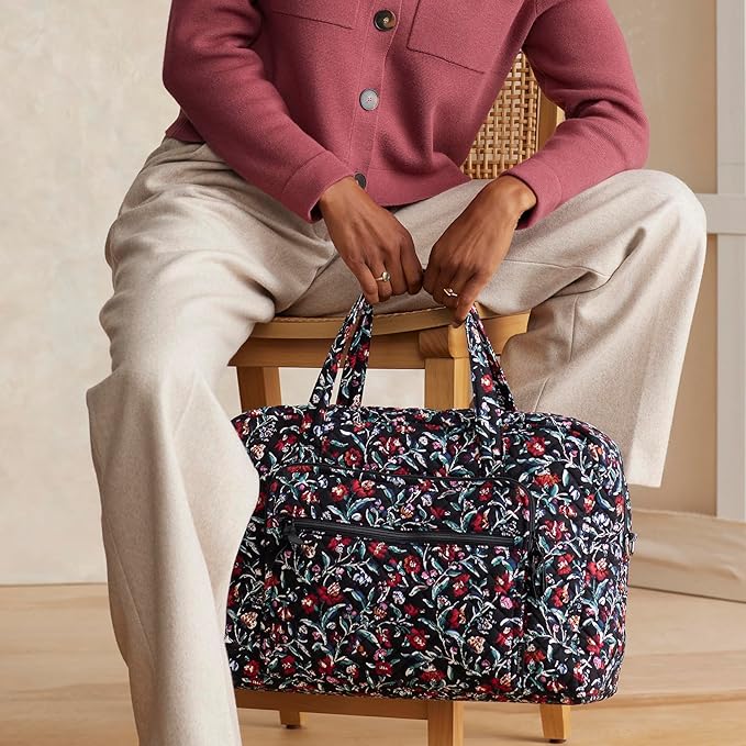 Vera Bradley womens Cotton Weekender Travel Bag