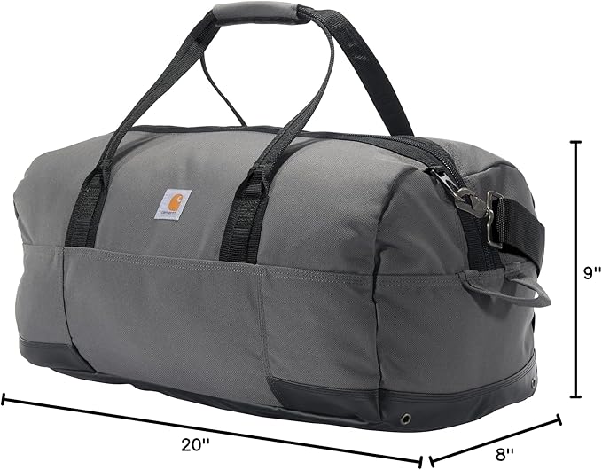 Carhartt Classic Duffels, Heavy-Duty Bag for Jobsite, Gym and Travel