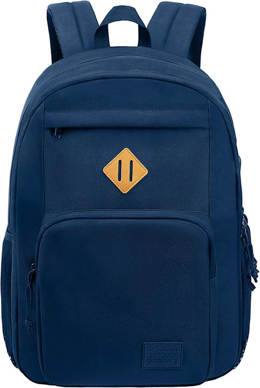 KEOFID Light Weight Travel backpack for Men and Women, Laptop Backpack for Work, Large Bag for College, Water Resistent(Blue)