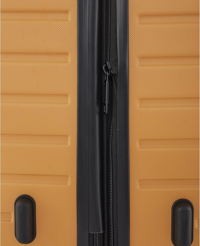 Wrangler Tahoe 3 Piece Spinner Luggage Set, Amber Gold