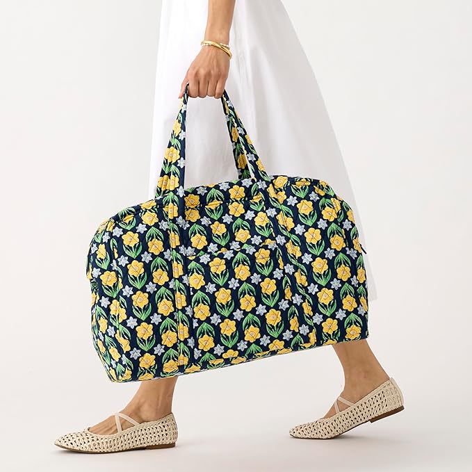 Vera Bradley Women's Cotton Large Miramar Weekender