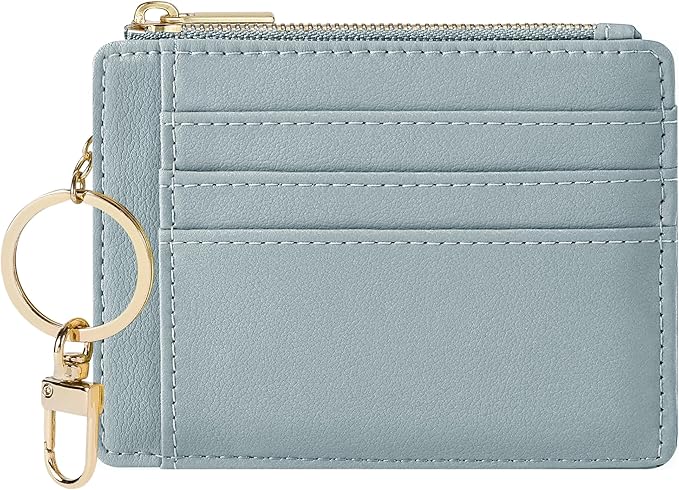 Sodsay Card Case Slim Front Pocket Wallet for Women Credit Card Holder with Keychain | Slim, Front Pocket, Credit Card Holder, with Keychain