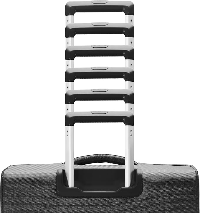 Samsonite UpLIFT Lightweight Large Checked Softside 3-Piece Luggage Set with Spinner Wheels - Expandable - Airline-Approved, Polyester Soft Suitcase for Ultra Light Travel - Black