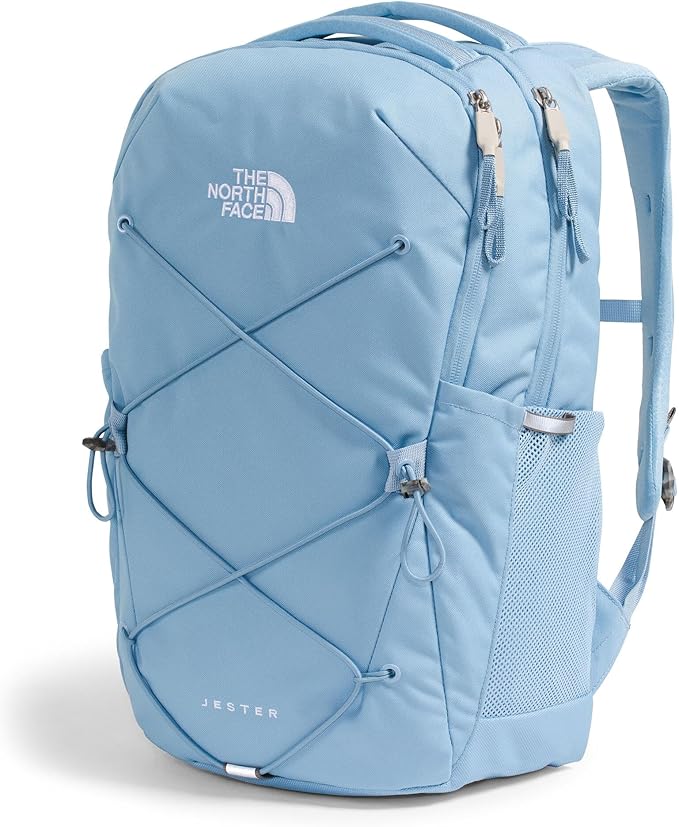 The North Face Women's Jester Everyday Laptop Backpack - Commuter Travel Bag, Laptop Sleeve, Water-Repellent, Steel Blue, One Size
