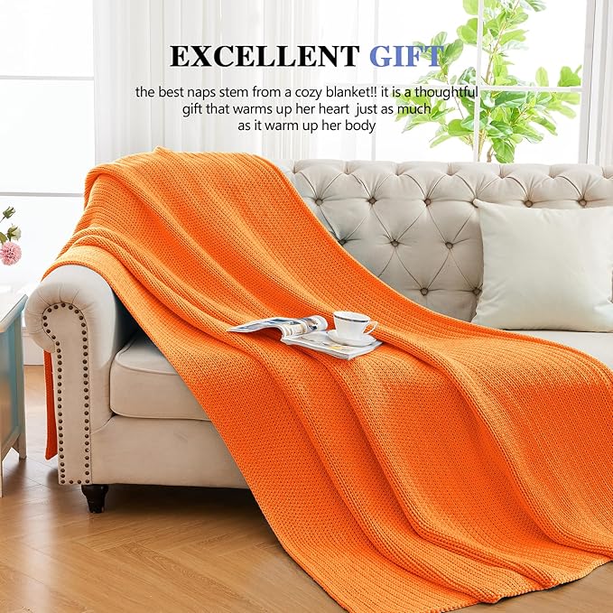 L'AGRATY Knitted Weighted Blanket - 60"x80" 20lbs Cooling Chunky Knit Heavy Blanket for Adults Braided Crochet Throw Thick Cable Yarn Knit Decorative No Beads Evenly Weighted Machine Washable