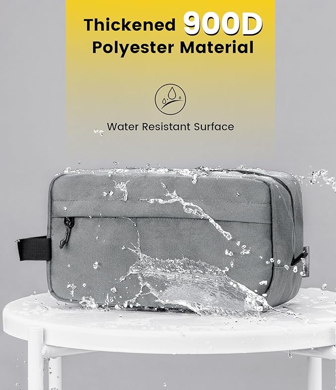 Vorspack Travel Toiletry Bag for Men - Hanging Toiletries Bag Water Resistant Travel Bag for Toiletries Accessories