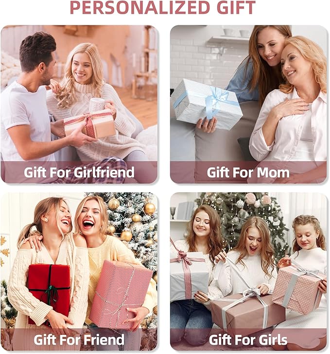 Gifts for Teen Girl, Initial Travel Duffle Bag, Personalized Women Weekender Overnight Bags, Gift for Daughter Kid Mom Friend College Girl Graduation Teacher（Pink,G)