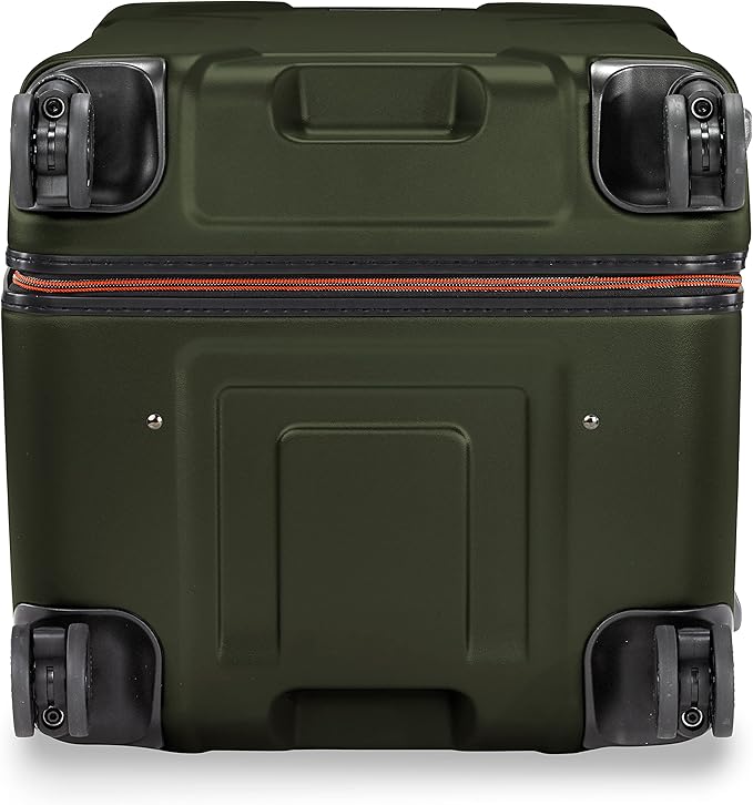 Briggs & Riley 32" Extra Large Trunk Spinner - Checked Luggage for Travel, Suitcases with Wheels, Hardside Rolling Bag for Men & Women, Self-Repairing Zipper - Torq Collection, Hunter Green