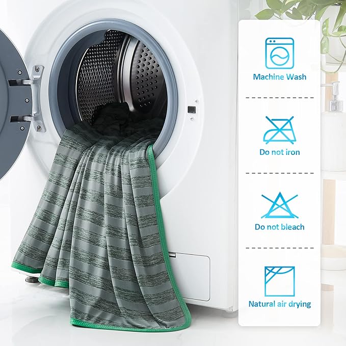 Guohaoi Cooling Blanket (90"x90"Queen Size) for Hot Sleepers and Night Sweats,100% Oeko-Tex Certified,Arc-Chill Q-Max >0.5 Cool Fiber,Ultra Cold Breathable,Comfortable,All-Season.