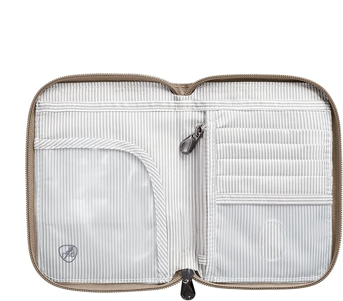 Travelon RFID Blocking Passport Zip Wallet