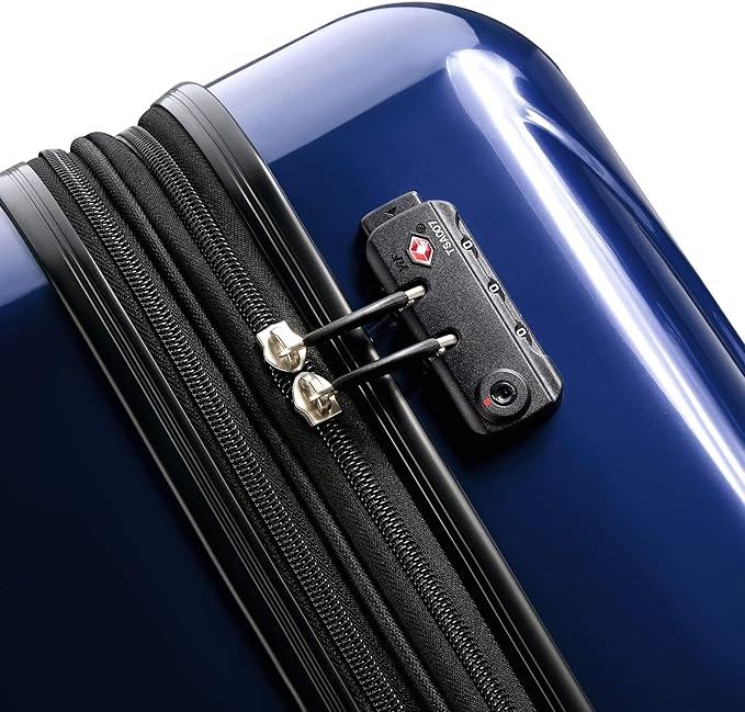 DELSEY PARIS Helium Aero Hardside Expandable Luggage with Spinner Wheels, Blue Cobalt, 2-Piece Set (21/24)