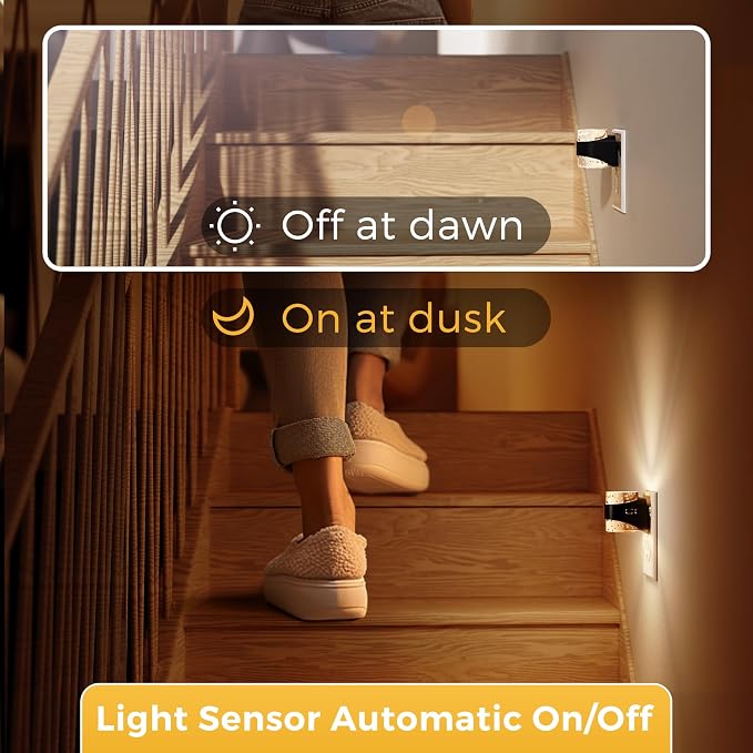 L LOHAS LED Night Light, Bubble Night Lights Plug into Wall | 3000K/4000k/5000K Adjustable Color Temperature Night Light, Dimmable Nightlights, Dusk to Dawn Sensor, Rooms Bathroom Hallway