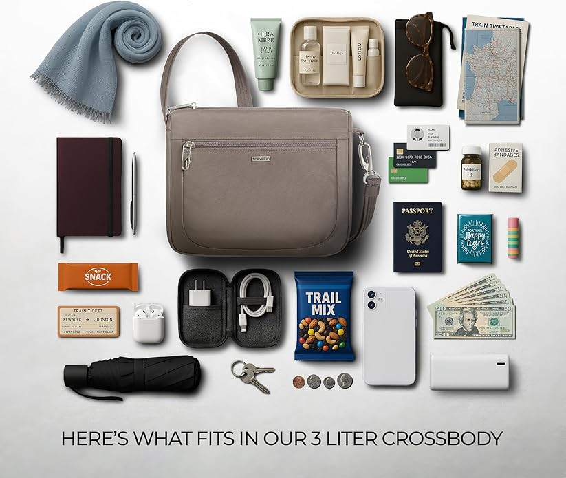 Travelon Anti-Theft Classic Small East/West Crossbody