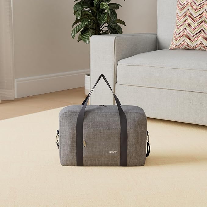 For Spirit Airlines Personal Item Bag 18x14x8 Foldable Travel Duffel Bag Tote Carry on Luggage Duffle Overnight for Women and Men