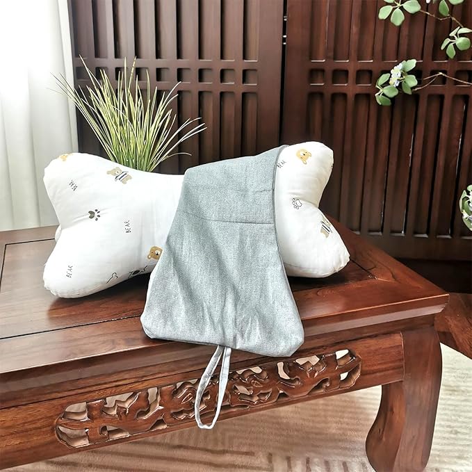 Neck & Cervical Pillows Dog Bone Shaped Travel Neck Pillows With Washable Removable Cover Have Loops On Either End For Car Bus Truck Driving Comfort Head Rest Support Neck Chiropractic Pillow (Color
