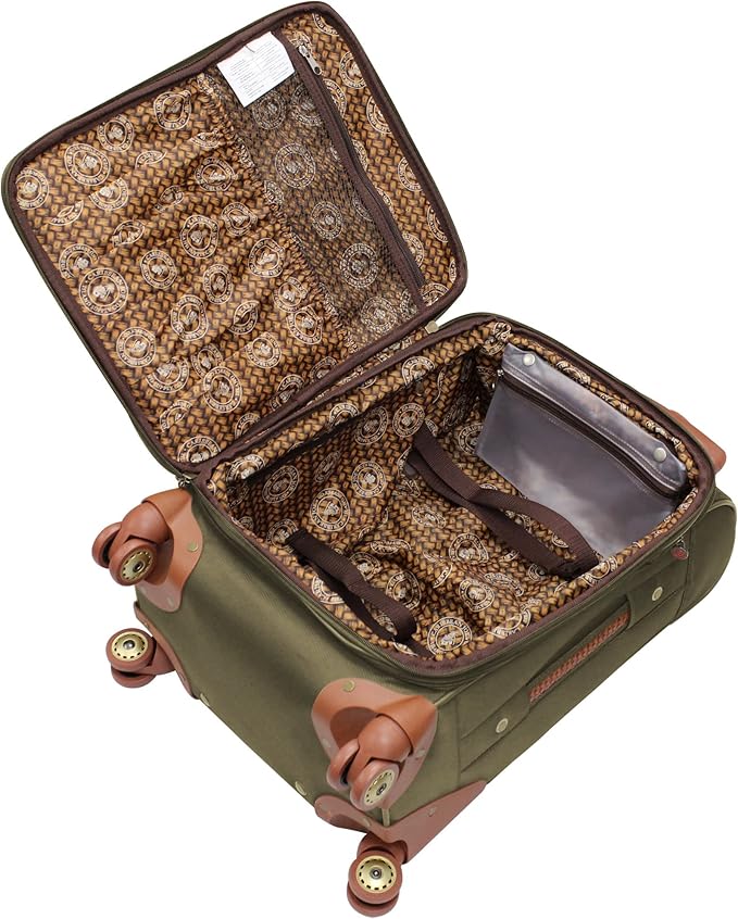 Pathfinder Carry-On Luggage with Spinner Wheels Softside Expandable 20-In Suitcase