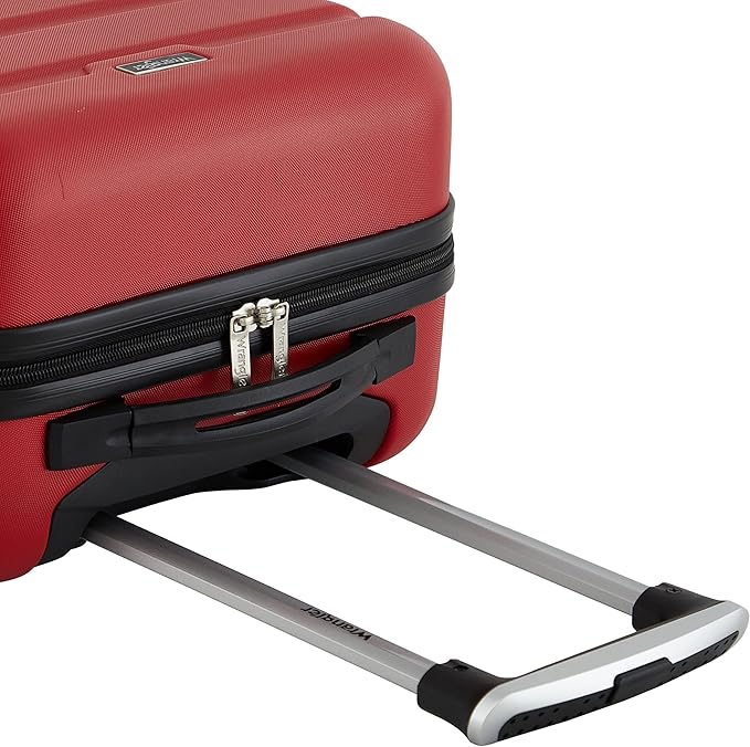 Wrangler 22" Hardside Spinner Carry-On Luggage, Salsa Red