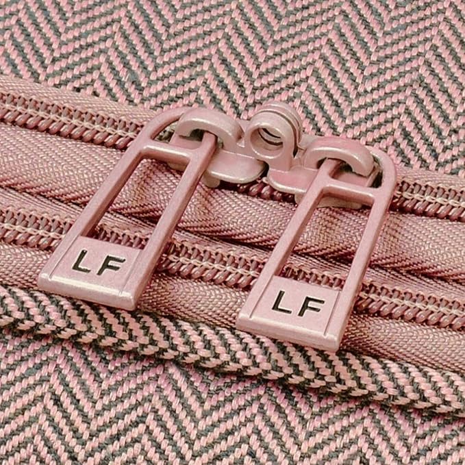 London Fog Newcastle 28 8-Wheel Spinner, Rose Charcoal Herringbone