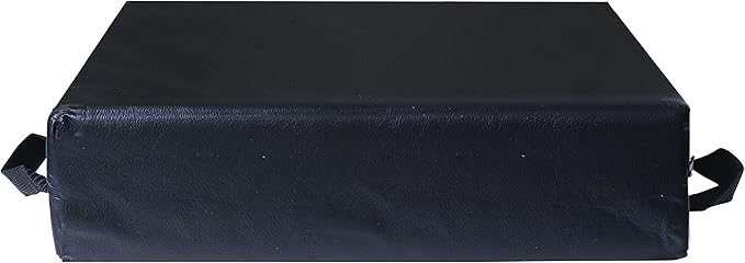 DMI Comfort Seat Cushion for Soft and Firm Support on Wheelchairs, Office Chairs, Dining Chairs and Stadium Seats, Standard Foam, 16 x 16 x 4, Black (Pack of 5)
