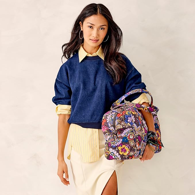 Vera Bradley Women's Miramar Weekender Travel Bag - Premium Cotton