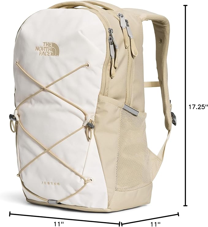 THE NORTH FACE Women's Every Day Jester Laptop Backpack, Gravel/Gardenia White, One Size