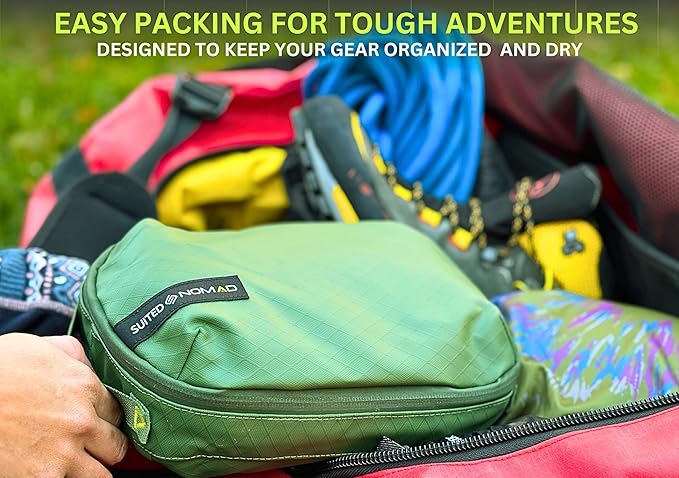 Adventure Travel Packing Cubes, IP65 Water&Dust Proof Organizer Wet Bags