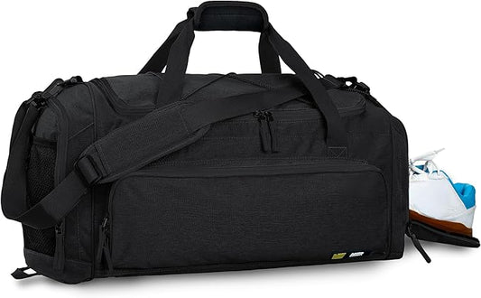 MIER Large Gym Bag for Men Sports Duffle Bag with Shoe Compartment 60L Lightweight Duffel Bags for Workout Fitness Travel