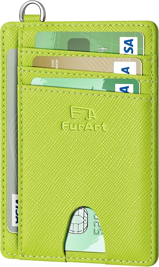 FurArt Slim Minimalist Wallet, Front Pocket Wallets, RFID Blocking, Credit Card Holder for Men