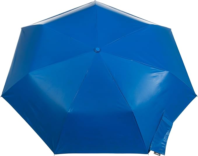 Totes Auto Open/Close Compact Umbrella with Printed Under Canopy