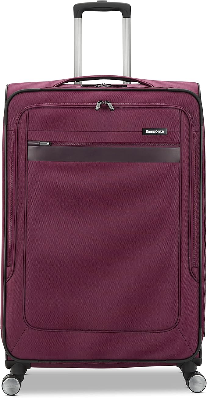 Samsonite Ascella 3.0 Softside Expandable Luggage with Spinner Wheels, CO EXP Spinner, Light Plum