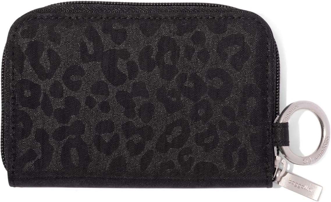 Baggallini Deluxe Card Case - Lightweight 5.5"x3.3" RFID Protected Womens Wallet Card Holder