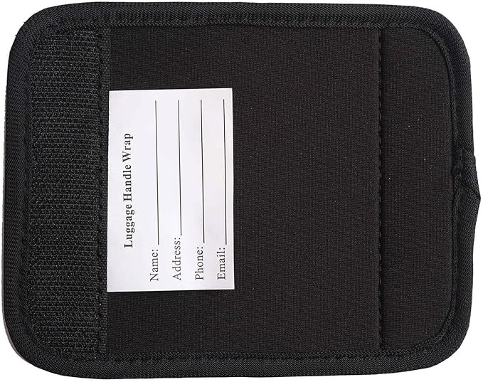 Suitcase Tags Identifiers-Luggage Handle Wrap Travel Luggage identifiers For Suitcases Unique Travel essentials for Airplane/Flying/Luggage (Colorful Check)