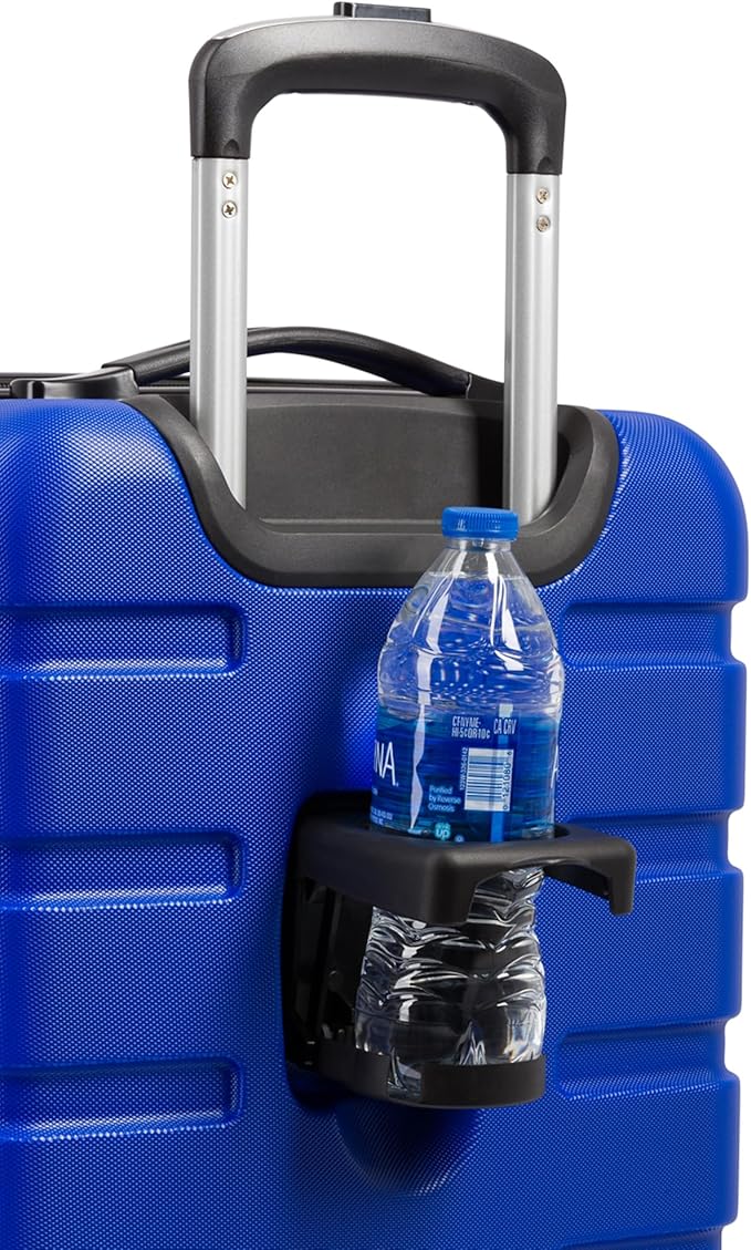 SwissGear 7366 Signature Hardside Expandable Luggage with Spinner Wheels, TSA Lock, Cup-Holder, Cobalt, 3-Piece Set (19/23/27)