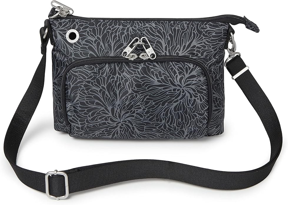 Baggallini womens Securtex Anti-theft Memento Crossbody Bag